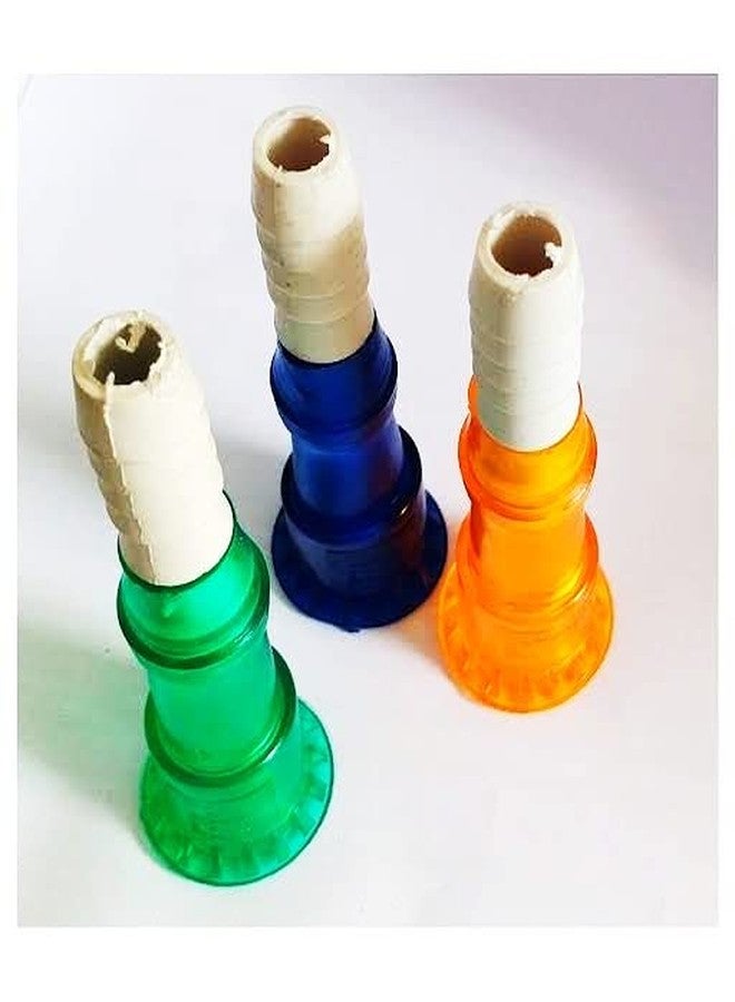 SK S.K PVC Tap Connector/Rubber Pipe Jointer/Pipe Nozzle For Washroom Kitchen Garden 25mm PVC Jointer Hose Fast Fitting, 1/2 Inch (Pack of 3) - Image 2